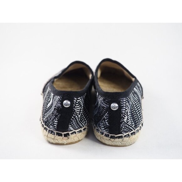 Sam Edelman Lynn 1 Black & White Geometric Espadrilles Flats, Size 6.5 (US) - Picture 4 of 10